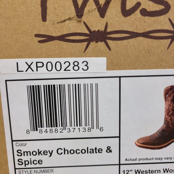 Twisted X 12" Western Work Boot 11D - Picture 6 of 6